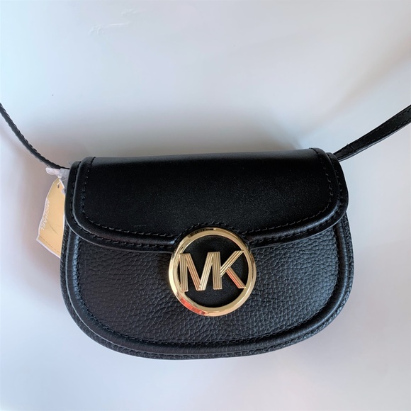 Michael Kors Fulton Small Belt Bag ~ Black Leather - Picture 5 of 6
